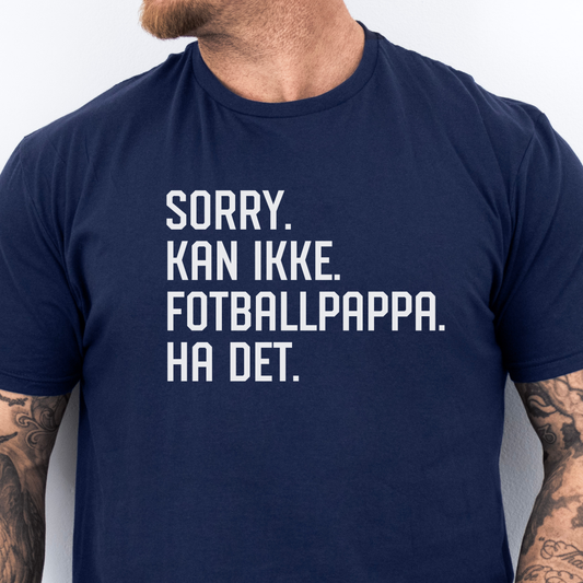 Sorry. Kan ikke. Fotballpappa.