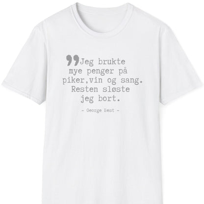 Hvis t-skjorte med George Best-sitat